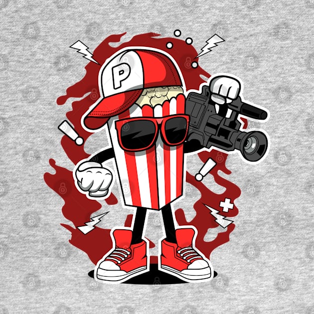 POPCORN CAMERAMAN by beanbeardy